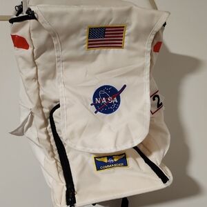 NASA Themed White Kids Backpack